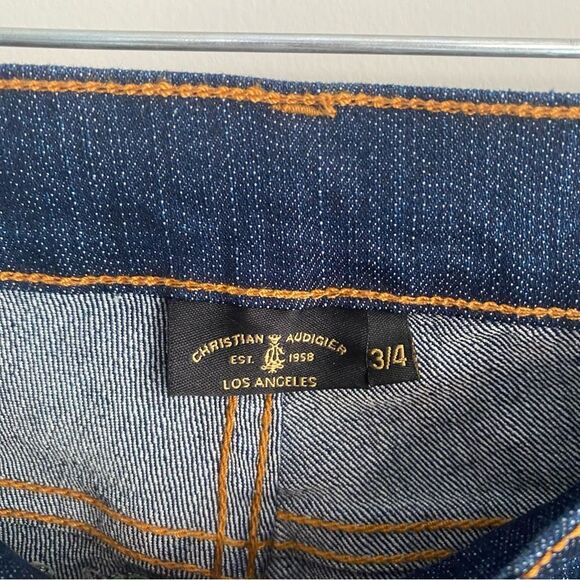 Christian Audigier Y2K Vida Y Muerte Embroidered Tattoo Inspired Bootcut Jeans - Picture 3 of 10